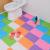 Bathroom Spliced Mat 25*25 Home Bathroom Non-Slip Mat PE Material Square Kitchen Mat Factory Direct Sales
