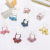 Korean Children's Hair Accessories Simple Cute Not Hurt Hair Button Cloth Hair Ring Baby Small Rubber Band Girl Head Rope Headdress