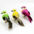 Artificial Feather Bird Foam Bird Green Plant Binding Gardening Pastoral Garden Decorative Crafts Fake Bird