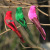 Colorful Feather Bird Simulation Bird Gardening Branch Decoration Props Decoration Foam Bird Feather Bird Garden Landscape