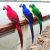 Artificial Parrot Macaw Window Gardening Decoration Bird Foam Feather Big Parrot Home Decoration 35cm