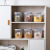 Sealed Jar Transparent Household Cereals Kitchen Storage Box Food Grade Plastic Snack Nuts Dry Goods Storage Jar