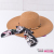 Summer Women's Sun Hat Seaside Vacation Travel Small Brim Heather Color Series Bow Beach Foldable Hat Straw Hat Dome