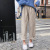 Korean Style Flanging Woolen Wide-Leg Pants Women's Autumn and Winter Cropped 2019 New Chic Style Loose High Waist Drooping Casual Pants