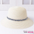 Retro French Hepburn Black Net Red Strawhat Sun Hat Sun Protection Seaside Beach Hat Female Summer Big Brim Sun Hat