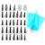 32-Head Stainless Steel Mouth of Piping Device Cake Pastry Tube Decorating Nail Converter Combination 38-Piece Set Baking Tools