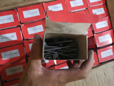 REEDRLON Common Nail 50 Boxes Red Box Packaging Iron Nails