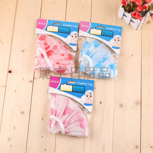 congyu daily necessities household waterproof shower cap lace shower cap