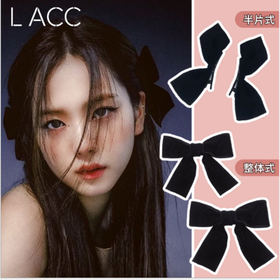Korean Hair Accessories Autumn and Winter Velvet Bow Barrettes Korean Style Children's Bow Headdress Ins Hairpin Hairware