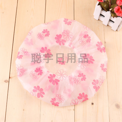 Congyu Daily Necessities Household Fashion Printed Shower Cap Lace Shower Cap