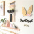 Factory Direct Sales Nordic Ins Creative 3D Wall Stickers Wooden Eyelashes Children's Room Cartoon Wall Decoration