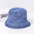 Hat Female Autumn and Winter Couple Washed Jean Fisherman Hat Male Korean Style All-Match Japanese Style Artistic Fashion Sun-Proof Bucket Hat