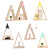 SOURCE Factory Supply Ins New Nordic Style Wooden Snow Mountain Set Two Storage Rack Children's Room Home Decoration