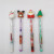 Creative Korean Version Christmas Pencil Cute Cartoon Simple Bullet Cartoon Sharpening-Free Pencil Three-Dimensional Propelling Pencil