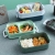 Y86-YJ802 Student Office Worker Lunch Box Partitioned Microwave Sealed Lunch Box Stainless Steel Double Layer Lunch Box