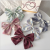 Big Bow Clip Hairware Satin Plaid Barrettes Korean Ins Internet Celebrity Jk Head Girl Super Fairy Hair Accessories