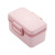 Japanese-Style Square Plastic Lunch Box Lunch Box Household Creative Bamboo Fiber Double-Layer Two-Grid Lunch Box Lunch Box