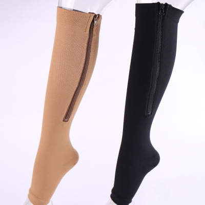 2017 Women and Men the Same Compression Stockings Elastic Shank Protection Stirrup Peep Toe Socks