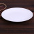 White Disc Buffet Restaurant Fast Food Plate Plastic Turnip Plate Commercial Rice Cover Plate Dish