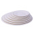 White Disc Buffet Restaurant Fast Food Plate Plastic Turnip Plate Commercial Rice Cover Plate Dish