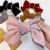 Lock Edge Woolen Cloth Big Bow Hairpin Sweet Color Matching Korean Style Duckbill Clip Chanel-Style Hairpin