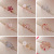 Japanese and Korean Fashion Rhinestone Crystal Zircon Flower Ring Micro-Inlaid Sweet All-Matching Love Heart Flowers Opening Ring Bracelet
