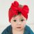 European and American New Children's Soft Nylon Hair Band Handmade Bow Hair Band Baby Baby Headband