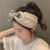 Korean Internet Celebrity Knitted Wool Bow Sequin Fashion Sweet Elastic Ribbon Hair-Hoop Headband Hair Accessories Women