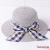 Plaid Bow Outdoor Folding Straw Hat Women's Summer Korean Style Trendy Wide Brim Women's Sun Hat Sun Protection Sun Hat Summer