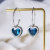 Korean S925 Earrings Bow Pearl Earrings Female Tassel Cold Style Retro Heart-Shaped Earrings 2021new