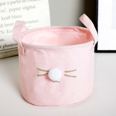 Fur Ball Cat Cloth Storage Box Storage Basket Fashion Home Home Kitchen Bathroom