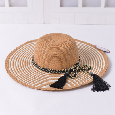 Ladies Women New Fashion Wide Brimmed Floppy Summer Sun Beach Straw Hat