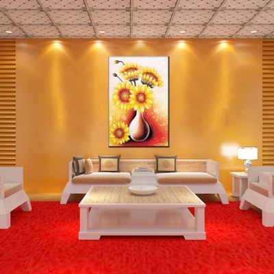 Foreign Trade Supply Korean Hot-Selling Sunflower Oil Painting Exclusive for Cross-Border SUNFLOWER Decorative Painting