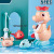 Foreign Trade Wholesale Baby Bathing Dinosaur Rotary Table Bath Toy Cartoon Bathroom Sprinkler Set