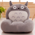 Cartoon Children's Small Sofa Creative Comfort Backrest Cushion Plush Toy Removable and Washable Children's Gift Yellow Duck Elephant