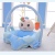 Infant Rattle Infant Dining Chair Educational Sofa Learning Seat plus Bell Learning Seat Training Chair Drop-Resistant Learning Seat Fixed