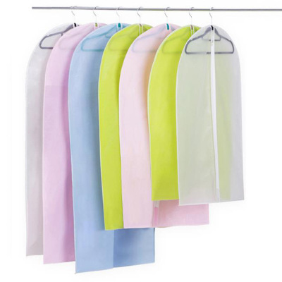 Clothing Storage Bag Transparent Printed Coat Suit Cover Dustproof Bag Household Clothes Storage Dust Cover Factory Direct Supply