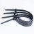 100 Black Nylon Cable Zip Ties Self-Locking 9.0mm 16 Inches Weather and UV Resistant Black