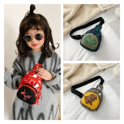 Cartoon Kid's Messenger Bag Baby Coin Purse 2020 New Boy Girls' Dinosaur Bag Primary School Student Fashion Shoulder Bag