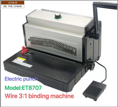  ET8707 Two in One Electric  Punch and Binding Machine Notebook AF-3415-2
