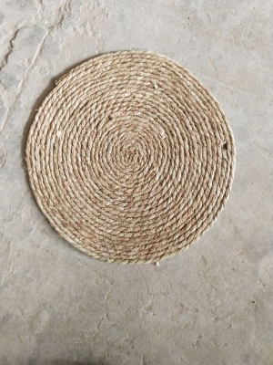 Hand-Woven Corn Mat