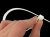 Cable Tie Resealable 150-350mm X 7.6mm Black/White Reusable 350mm