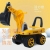 Children's Manual Excavator Four-Wheel Scooter Le 360-Degree Rotation 1-3 Years Old Baby Walker