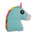 Cartoon Unicorn Plush Toy Rainbow Mane Horse Head Doll Elastic Spandex Super Soft Doll Pillow