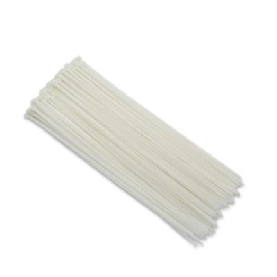 Tenacious Cable Ties White (250 Pcs) 3.8X400mm Nylon Self-Locking Strapping Tape