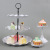 European-Style Three-Layer Metal Cake Plate Bracket Double-Layer Afternoon Tea Dim Sum Rack Multi-Layer Fruit Plate Bracket Iron Art