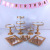 Exclusive for Cross-Border European-Style Hotel Wedding Cake Stand Birthday Banquet Celebration Table Dessert Table Milk Tea Shop Dim Sum Rack