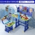 Children's School Supplies Table and Chair Adjustable Height Student Desk Anti-Humpback Home School Supplies