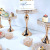 Crystal Dessert Table Display Stand Wedding Decoration Dessert Pastry Tray Wedding Ceremony Cake Stand