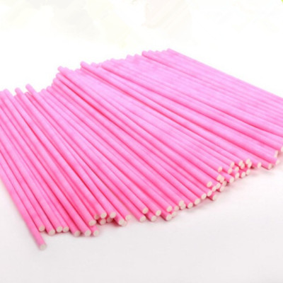 Lollipop Paper Stick Wholesale Paper Stick Chocolate Candy Stick Color Lollipop Solid Paper Stick